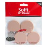 PanPastel Sofft Art Sponges 4/Pkg-Round