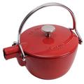 Staub Cast Iron 1.22-qt Round Tea Kettle Cast Iron/Enameled in Red | 7.09 H x 6.54 W x 4.72 D in | Wayfair 1650006