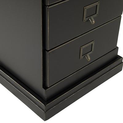 Riser - 2 1/4" Plinth Base for Credenzas - Rubbed Black, Corner Desk Addition Leg - Ballard Designs