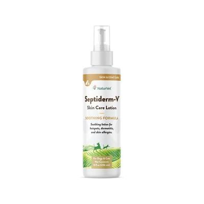 NaturVet Septiderm-V Skin Care Lotion Dog & Cat Spray, 8-oz bottle
