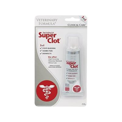 Veterinary Formula Clinical Care Super Clot Fast Acting Gel for Dogs & Cats, 1-oz tube