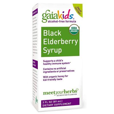 Gaia Herbs Children's Formulas - Black Elderberry Syrup for Kids