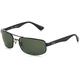 Ray-Ban RB 3445 64 002/58 Men's Polarized Sunglasses, Black, 64