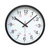 "Universal 24-Hour Round Wall Clock, 12 3/4, Black, UNV10441 | by CleanltSupply.com"