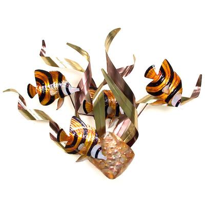 Banded Angel Fish Wall Art - Fro...