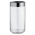 Alessi Julieta LC10 - Design Hermetic Kitchen Jar, Glass Body with Stainless Steel 18/10 Lid, 150 cl