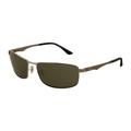 Ray-Ban RB3498 Sunglasses 004/71-6117 - Gunmetal Frame Green Lenses