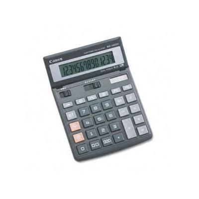 Canon CNM4087A005AA WS-1400H Compact Desktop Calculator, 14-Digit LCD, Battery & Solar Powered