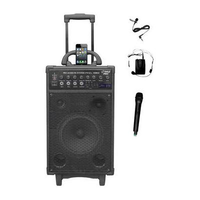 Pyle Pro PWMA1090UI 800W Dual-Channel Wireless Rechargeable Portable PA System PWMA1090UI