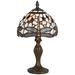 Dragonfly 14" High Tiffany Accent Lamp