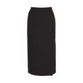 Busy Clothing Women Skirt 31inch Length Front Slit Black 12