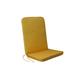 Field & Hawken – Yellow Seat Pad and Back Chair Cushion | 50mm Fibre Filling 180gsm Removable, durable cover | 1 Cushion Only