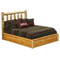Fireside Lodge Cedar Solid Wood Bed Wood in Brown | 53 H x 43 W x 85 D in | Wayfair 10100-PF
