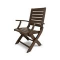 POLYWOOD® Signature Folding Outdoor Chair Plastic/Resin | 37.25 H x 24.75 W x 26.5 D in | Wayfair 1900-MA