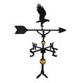 Montague Metal Products Inc. Deluxe Bodied Eagle Weathervane Aluminum/Metal in Black | 32 H x 23.5 W in | Wayfair WV-302-SB