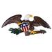 Montague Metal Products Inc. Deluxe Eagle Wall Décor Metal | 10 H x 23 W x 3.5 D in | Wayfair WE-23-NC