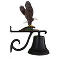 Montague Metal Products Inc. Cast Eagle Bell Metal in Brown | 18 H x 12.5 W x 7.75 D in | Wayfair CB-1-72-NC