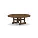 Trex Outdoor Cape Cod Round Conversation Table Plastic in Brown | 18.25 H x 35.13 W x 35.13 D in | Wayfair TXRCT236TH