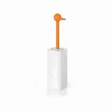 WS Bath Collections Skoati Complements Skoati 17.5" Toilet Brush & Holder Ceramic/Plastic/Metal in Orange | 17.5 H x 4.1 W x 4.1 D in | Wayfair