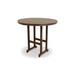 Trex Outdoor Monterey Bay Round Bar Table Plastic in White/Brown | 42 H x 36 D in | Wayfair TXRBT236TH