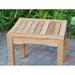 Regal Teak Teak Rosemont Backless Garden Outdoor Bench Wood/Natural Hardwoods in Brown/White | 17.5 H x 20 W x 17 D in | Wayfair R039ST-50