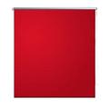 vidaXL Roller Blind Blackout 120x230cm Red Window Curtain Shade Sunscreen