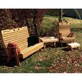 Creekvine Designs Cedar 3 Piece Conversation Set Wood in Brown | Outdoor Furniture | Wayfair WRF1230SETCVD