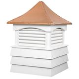 Good Directions Sherwood Vinyl Cupola Vinyl/Metal/Copper in White | 51 H x 36 W x 36 D in | Wayfair 2136SV