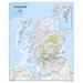 National Geographic Maps Scotland Classic Wall Map in Blue | 36 H x 30 W in | Wayfair RE01020535