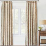 Eastern Accents Brookfield Cotton Blend Damask Room Darkening Thermal Rod pocket Curtain Panel Metal | 120 H in | Wayfair CUD-13D