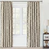 Eastern Accents Rayland 100% Cotton Geometric Room Darkening Rod Pocket Single Curtain Panel 100% Cotton | 96 H in | Wayfair CUB-312D