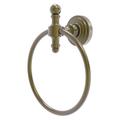 Allied Brass Retro Wave Wall Mounted Towel Ring Metal in Yellow | 7 H x 6 W x 6 D in | Wayfair RW-16-ABR