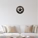 Howard Miller® Maverick 11" Wall Clock Metal in Brown | 11 H x 11 W x 1.5 D in | Wayfair 625445