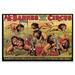 Buyenlarge Al G. Barnes Trained Wild Animal Circus Vintage Advertisement on Wrapped Canvas in White | 24 H x 36 W x 1.5 D in | Wayfair