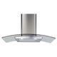 CDA ECP82SS 80cm Stainless Steel Curved Glass Chimney Cooker Hood Extractor Fan