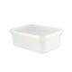 2 Litre Recangular Ice Cream/Salad Container/Tub (60)