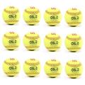 BARNETT OSL-2 high competition softball ball, size 12", yellow, 1 dozen