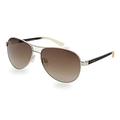Ted Baker OLIVER Sunglasses, Gold, with 100% UV Protection, Unisex