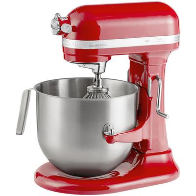 KitchenAid KSM8990NP Silver 8 Qt. Bowl Lift Countertop Mixer with Standard  Accessories - 120V, 1 3/10 hp