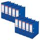 Esselte, A4 Lever Arch File, 75 mm Spine, 500 sheets Capacity, PP, Plastic Cover, No. 1 Mechanism, Files & Folders, Blue, Pack 10, 628543