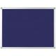 Q-Connect Aluminium Frame Felt Noticeboard with Fixing Kit 1800 x 1200 mm Blue