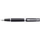 Sheaffer 300 - Refillable fountain pen, medium nib, glossy black, chrome plate trim
