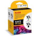 Kodak 3949948 Genuine 10B/ 10C Ink Cartridge Combo Pack - Black/ Colour (425/ 420 Pages)