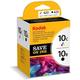 Kodak 3949948 Genuine 10B/ 10C Ink Cartridge Combo Pack - Black/ Colour (425/ 420 Pages)