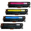 1 Go Inks Set of 4 Laser Toner Cartridges to replace HP CF210X / CF211A / CF212A / CF213A Compatible/non-OEM for HP Colour & Pro Laserjet Printers