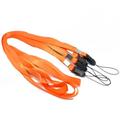 CKB LTD Lanyards Neck Strap ID Badge Holders Loop Clip 48cm for Gym Key Name Tag Badge Pass Holder USB Flash Drive Cell Phone Key ID Card Badge and Small Electronic Device (Orange, Pack of 500)