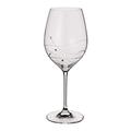 Dartington Crystal ST2557/4/P - Glitz Crystal Goblet Wine Glasses, Set of 2, 24cm