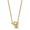 Women's Colorado Rockies 18'' 10k Yellow Gold Small Pendant Necklace