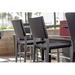 Source Furniture Fiji 30" Patio Bar Stool Metal in Brown/Gray | 47 H x 18 W x 22 D in | Wayfair SF-2201-172-ESP