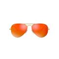 Ray-Ban Unisex Mod. 3025 Sole112/69 Sunglasses, Orange Flash, 55 mm UK